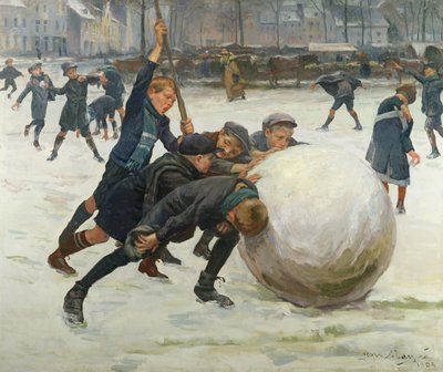 The Giantest Snowball, 1903 by Jean Mayne